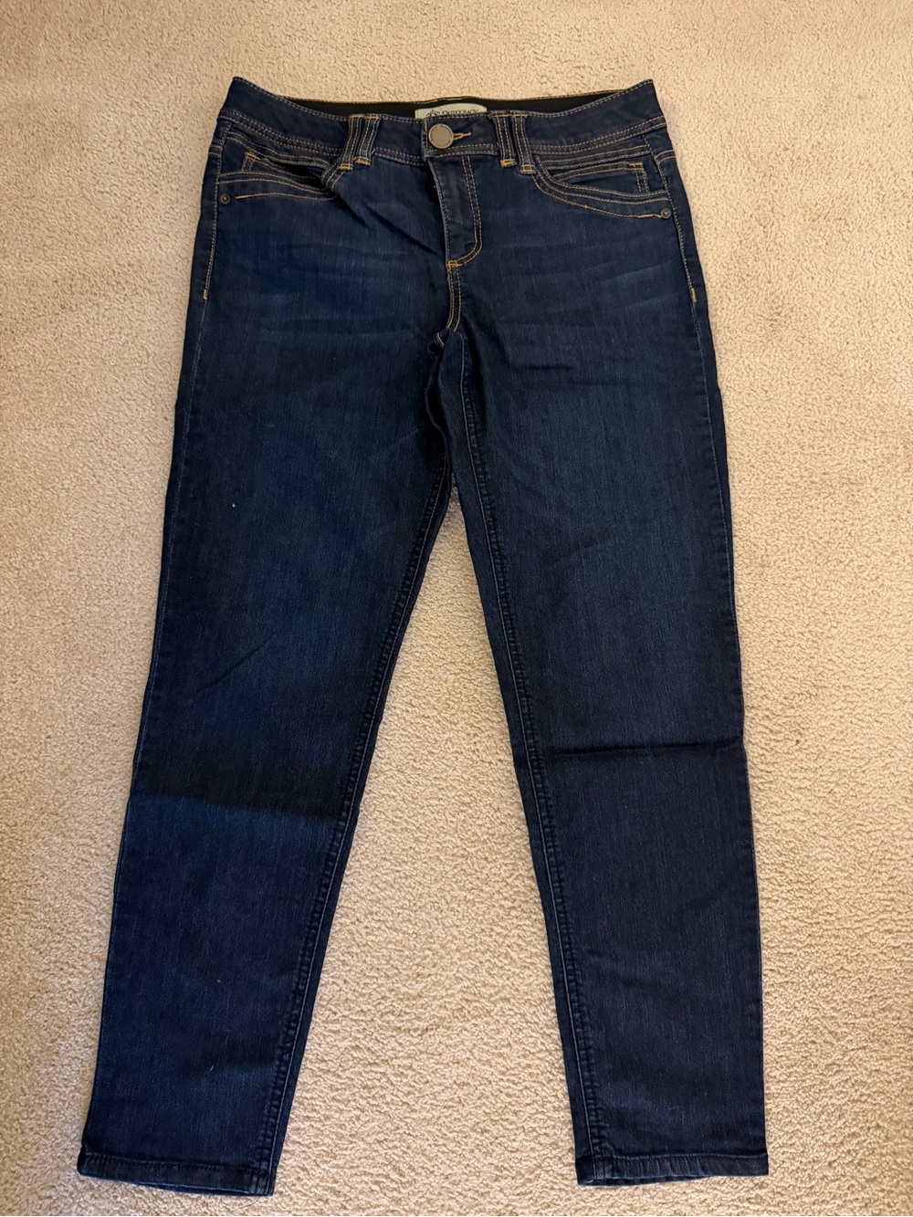 Democracy Dark Indigo Ankle Skinny Jeans